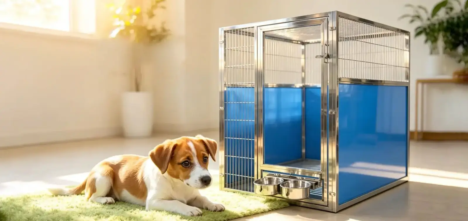 Premium Stainless Steel Dog Kennels
