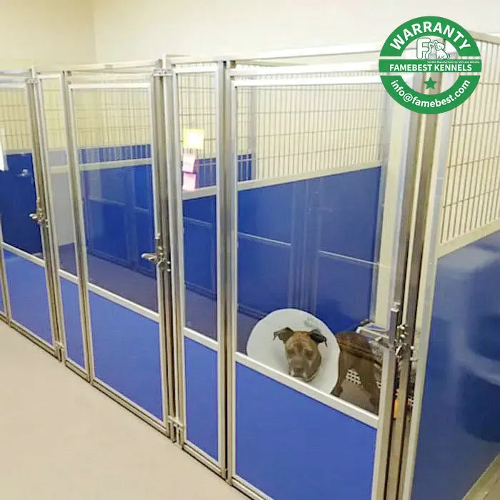 Animal Shelter Kennel System Stainless Steel Modular Dog Enclosure for Rescue Center and Veterinary Use Large Dogs Kennel Run