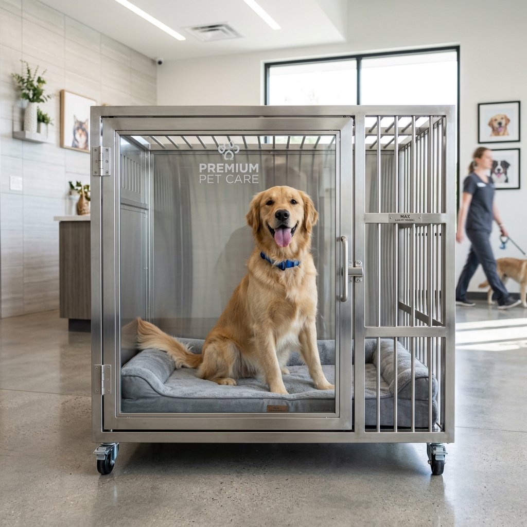 Premium Stainless Steel Dog Kennels